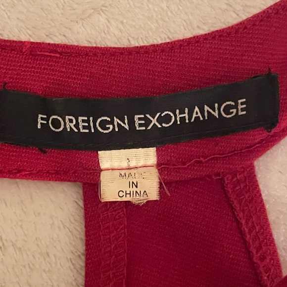 Foreign Exchange Red Embellished Neckline Midi Dress Size S | Keyhole Back - Picture 10 of 13